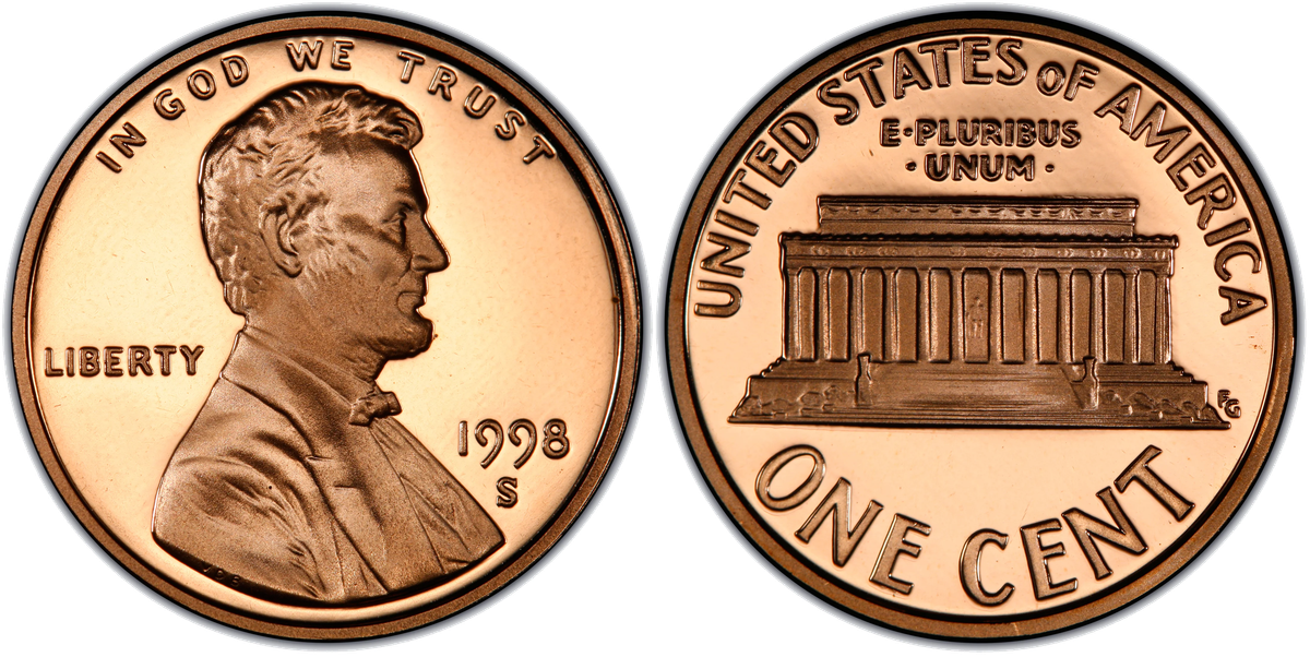 1998-S Close AM proof — business strike die used on proof (error)