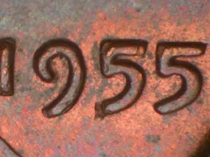 Minor doubled die example with subtle doubling requiring careful examination
