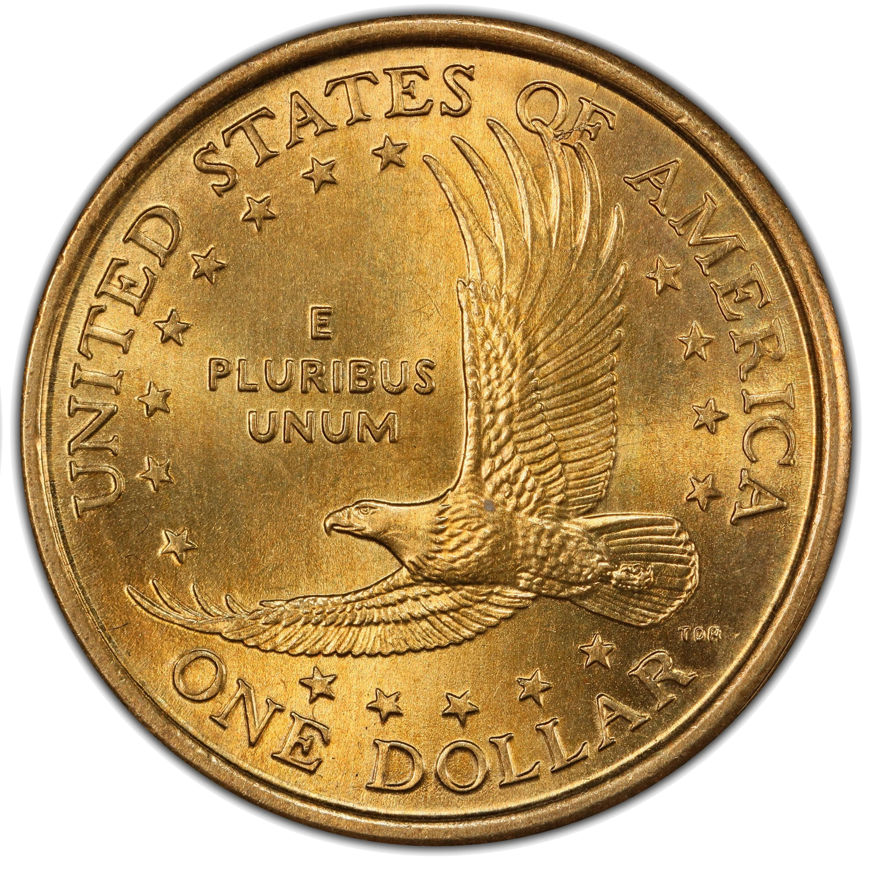 2000 Sacagawea/State Quarter mule — reverse (State Quarter eagle)