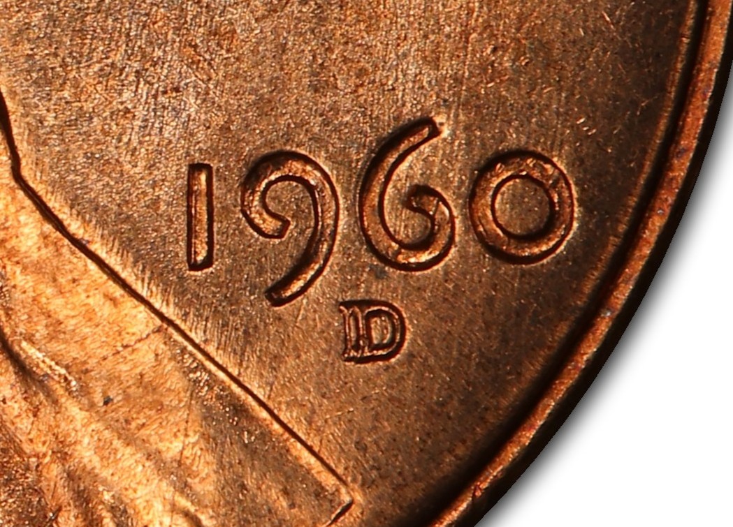 Clear RPM example showing two mint mark positions