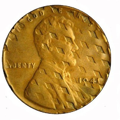 Post-mint damage that resembles an error