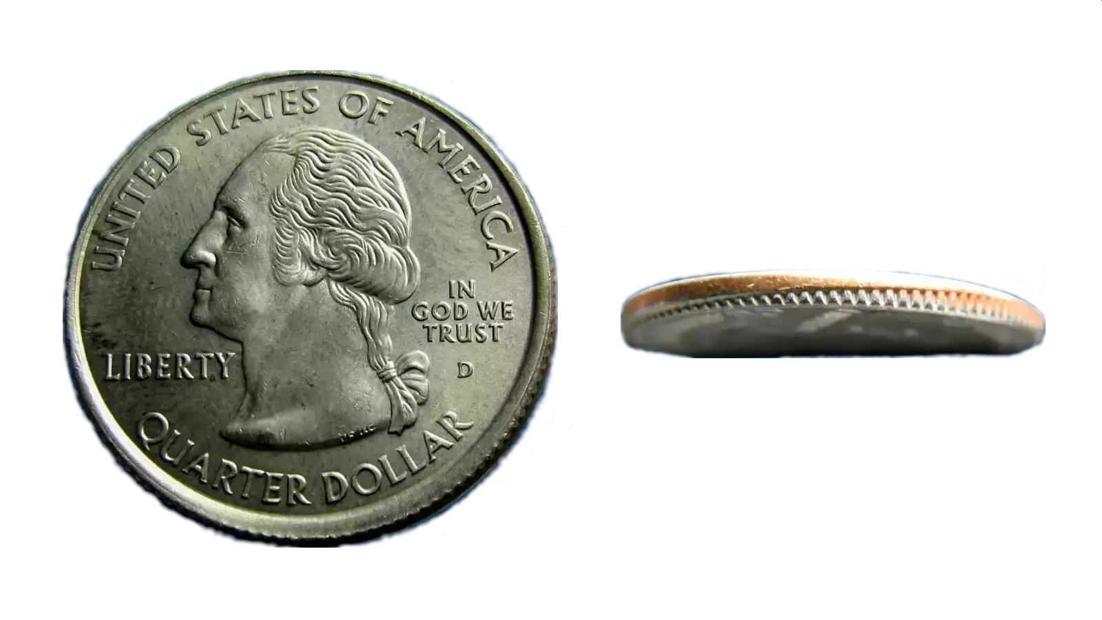 Partial collar error showing stepped rim transition