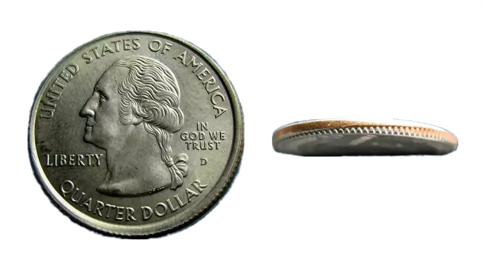Partial collar error showing stepped rim transition