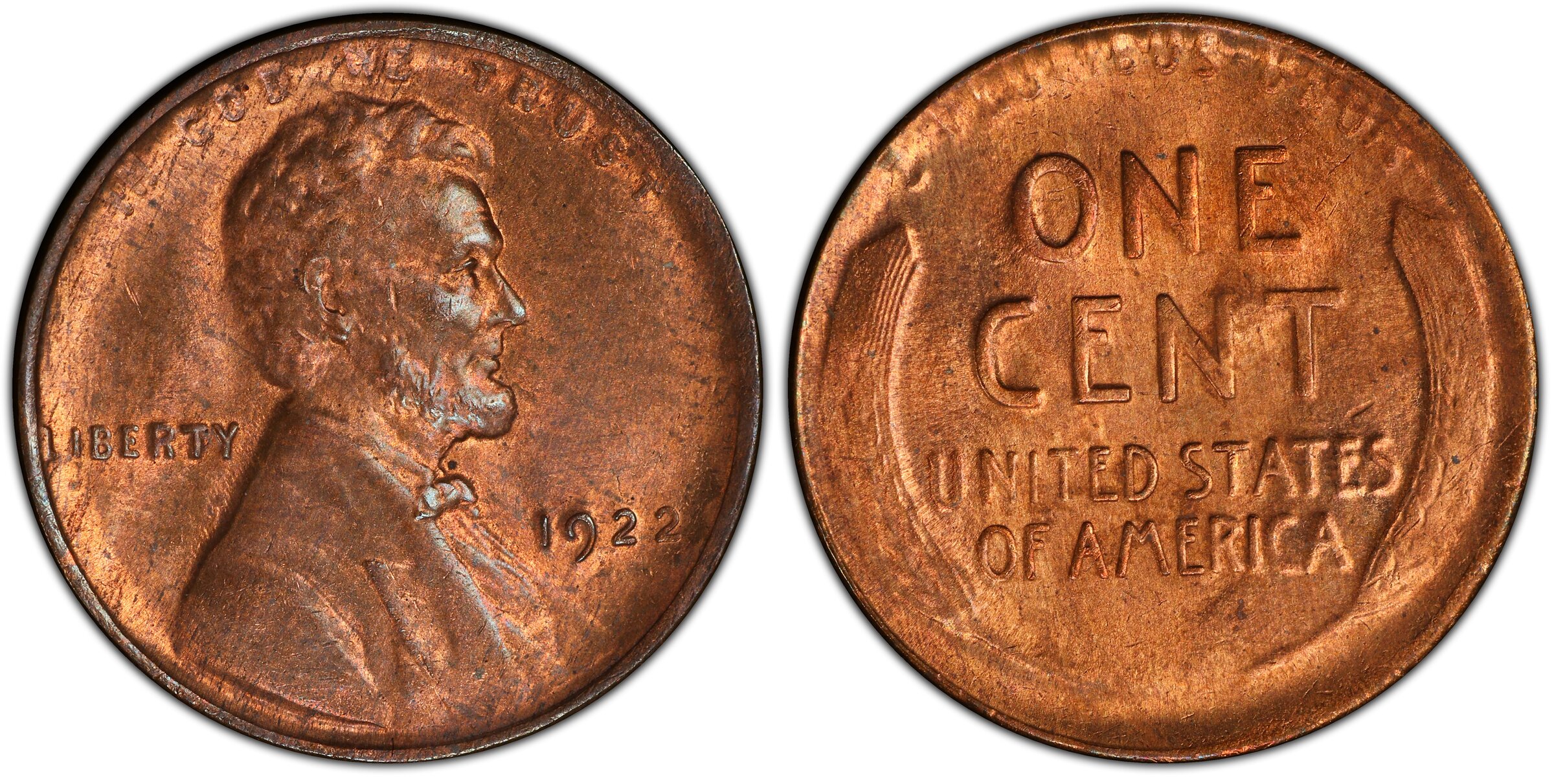 1922 No D reverse comparison