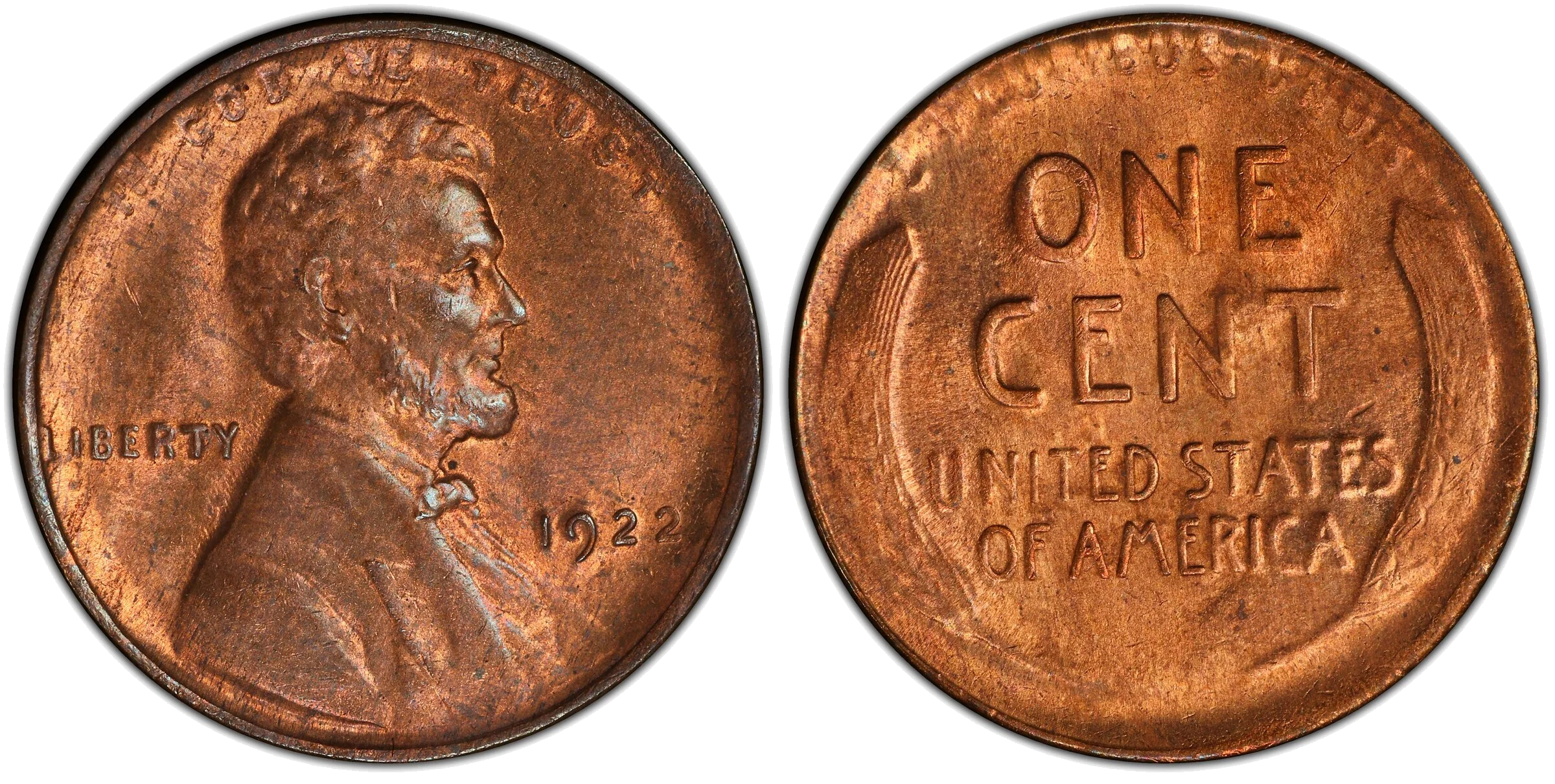 1922 No D reverse comparison
