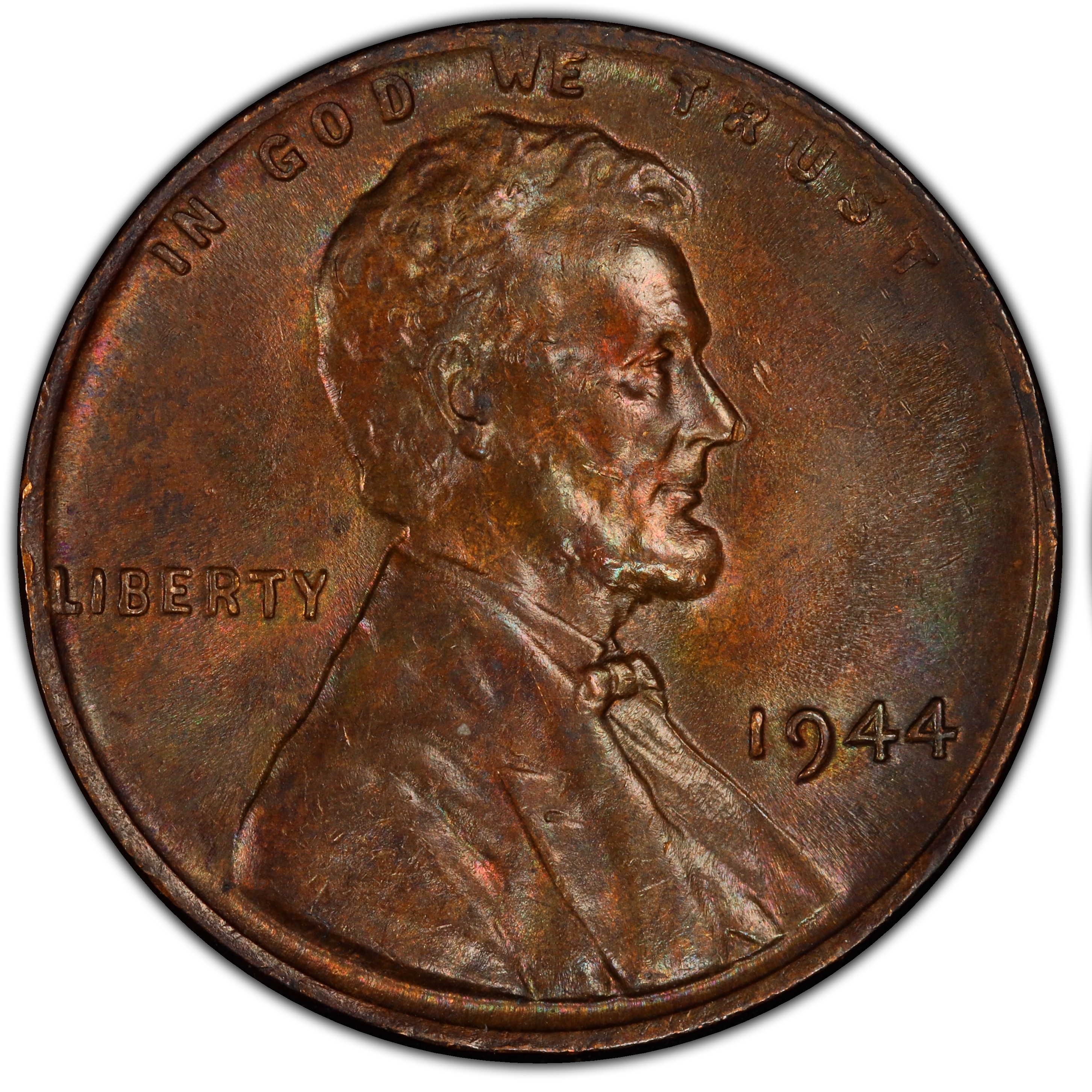 Normal 1944 bronze cent for comparison