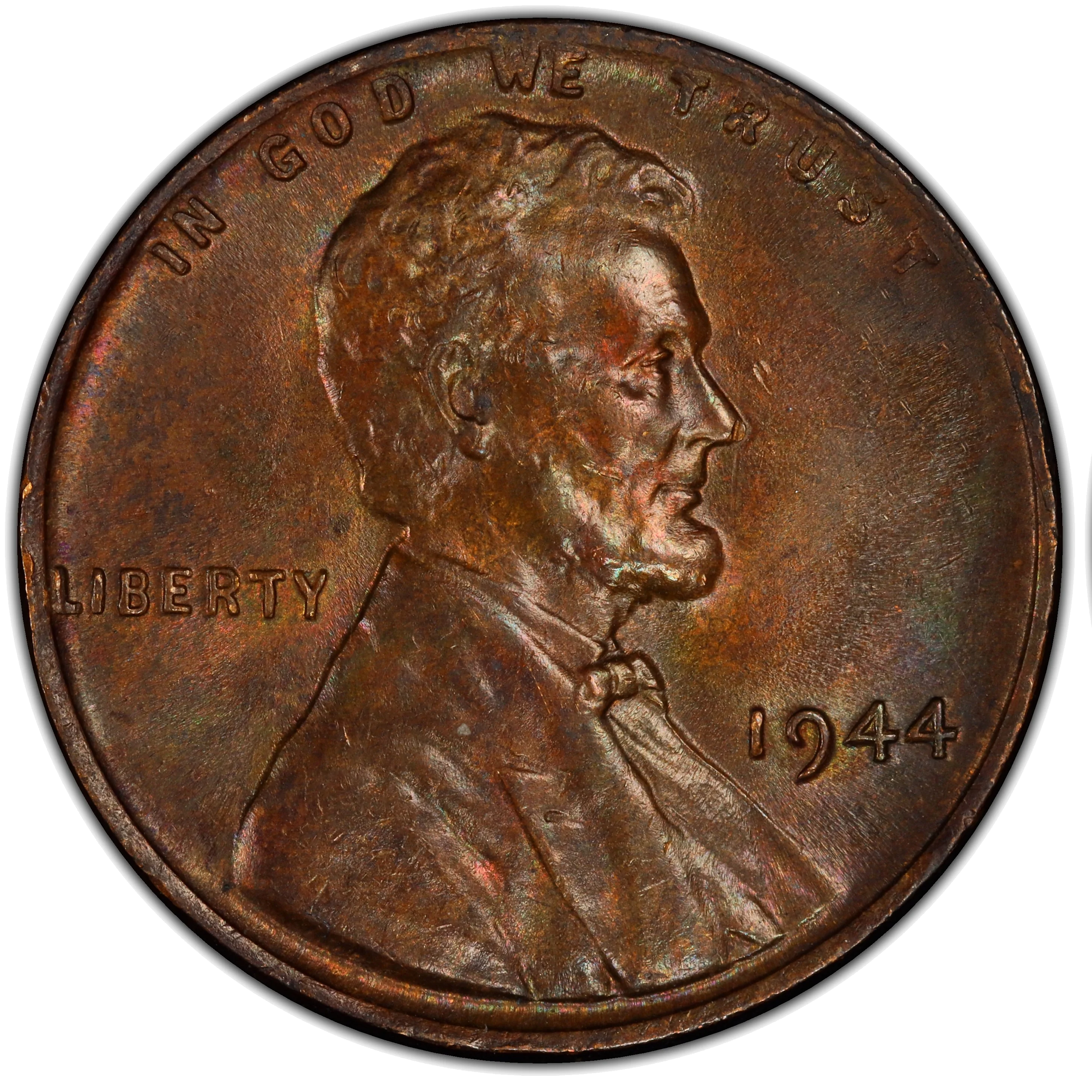 Normal 1944 bronze cent for comparison