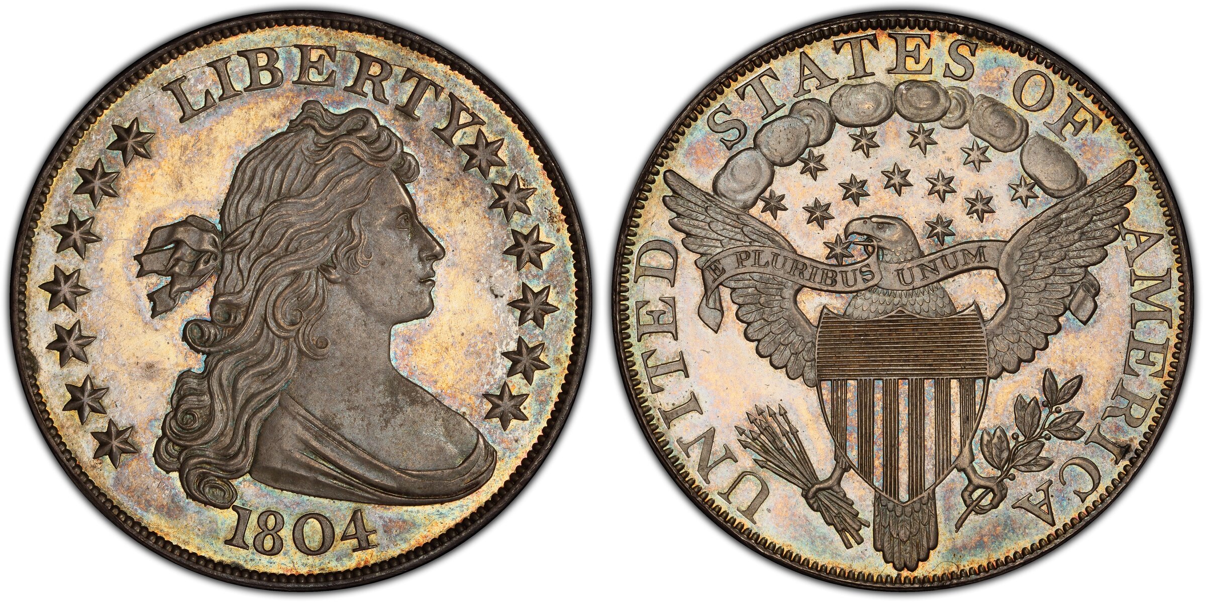 1804 Draped Bust dollar — one of the rarest U.S. coins