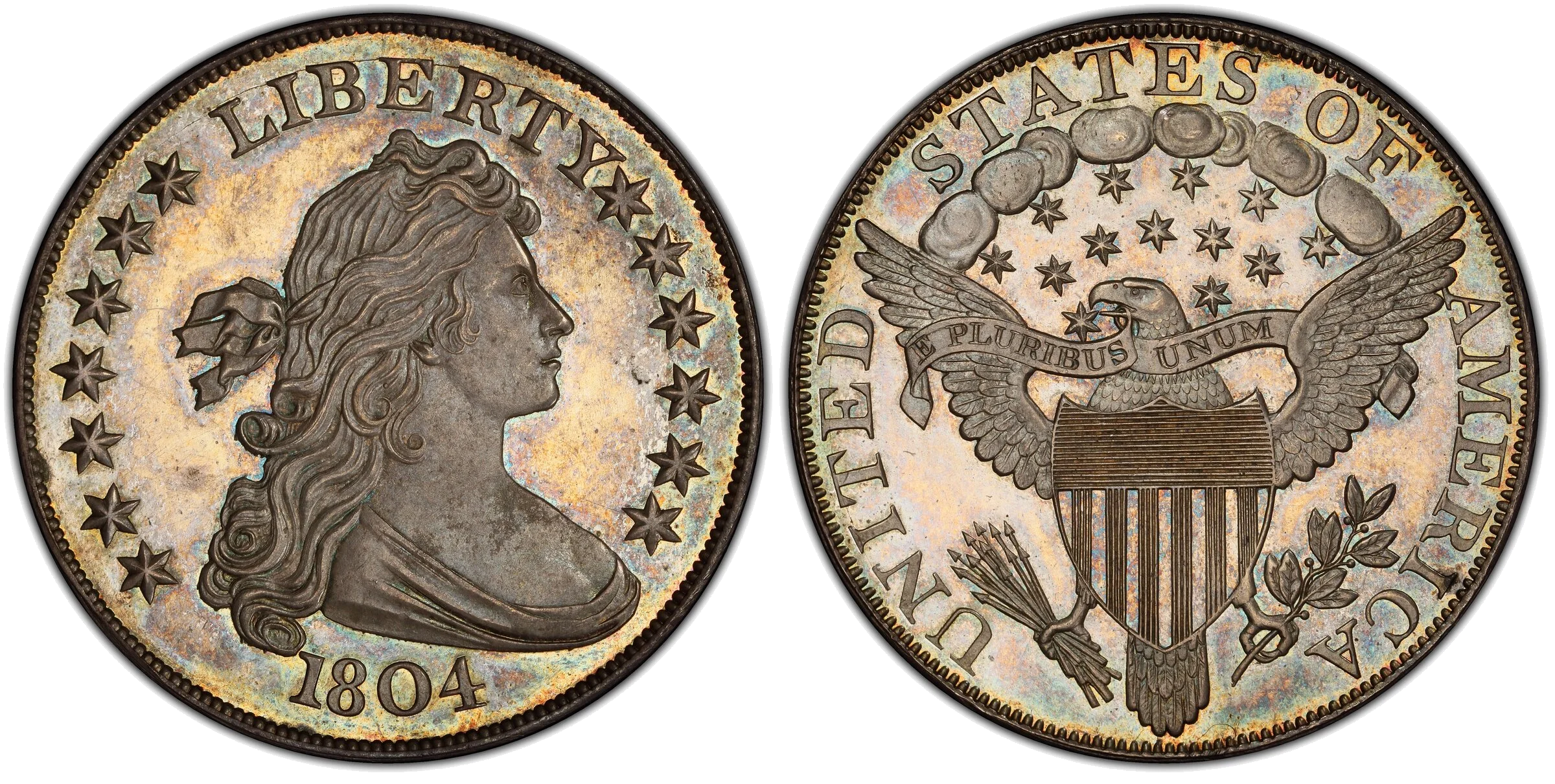 1804 Draped Bust dollar — one of the rarest U.S. coins