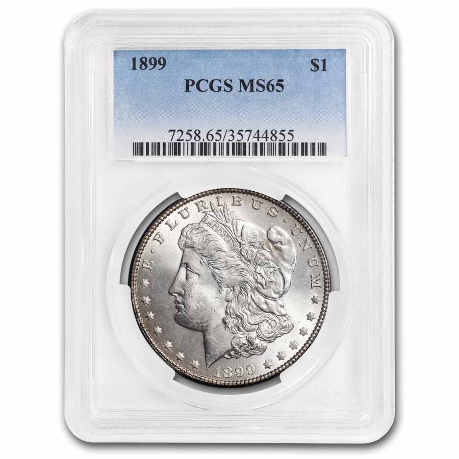 Genuine PCGS holder with labeled components