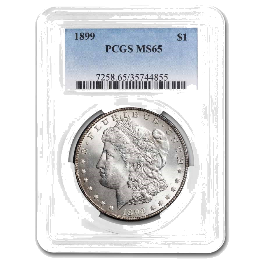 Genuine PCGS holder with labeled components