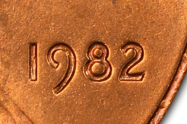 1982 small date close-up