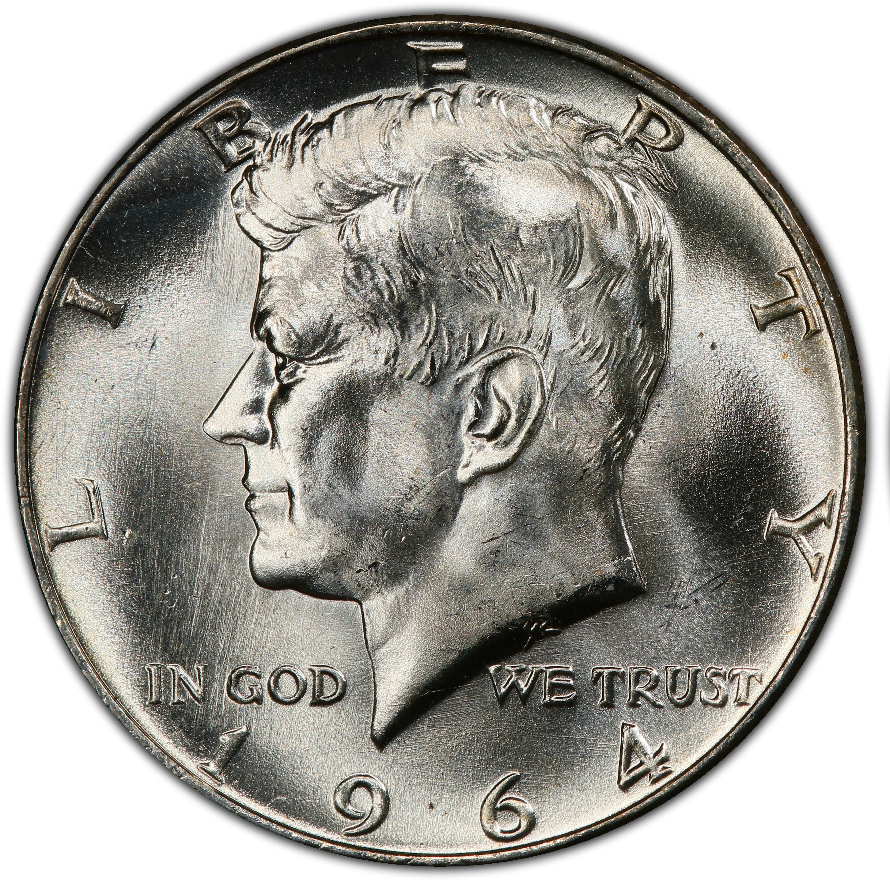 Kennedy half dollar obverse