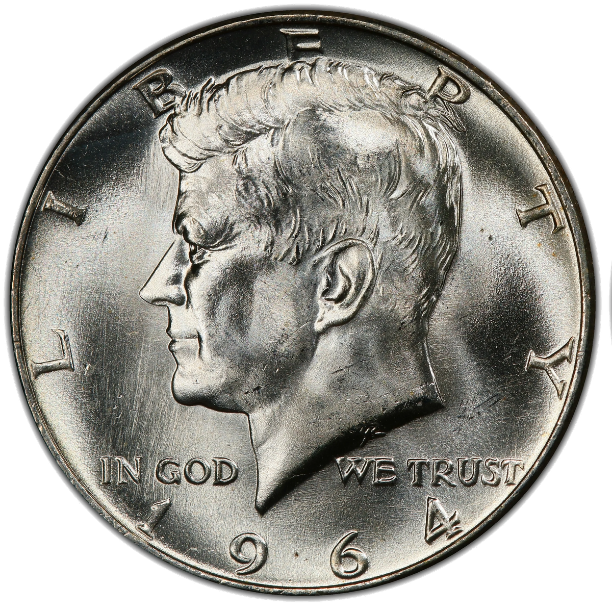 Kennedy half dollar obverse