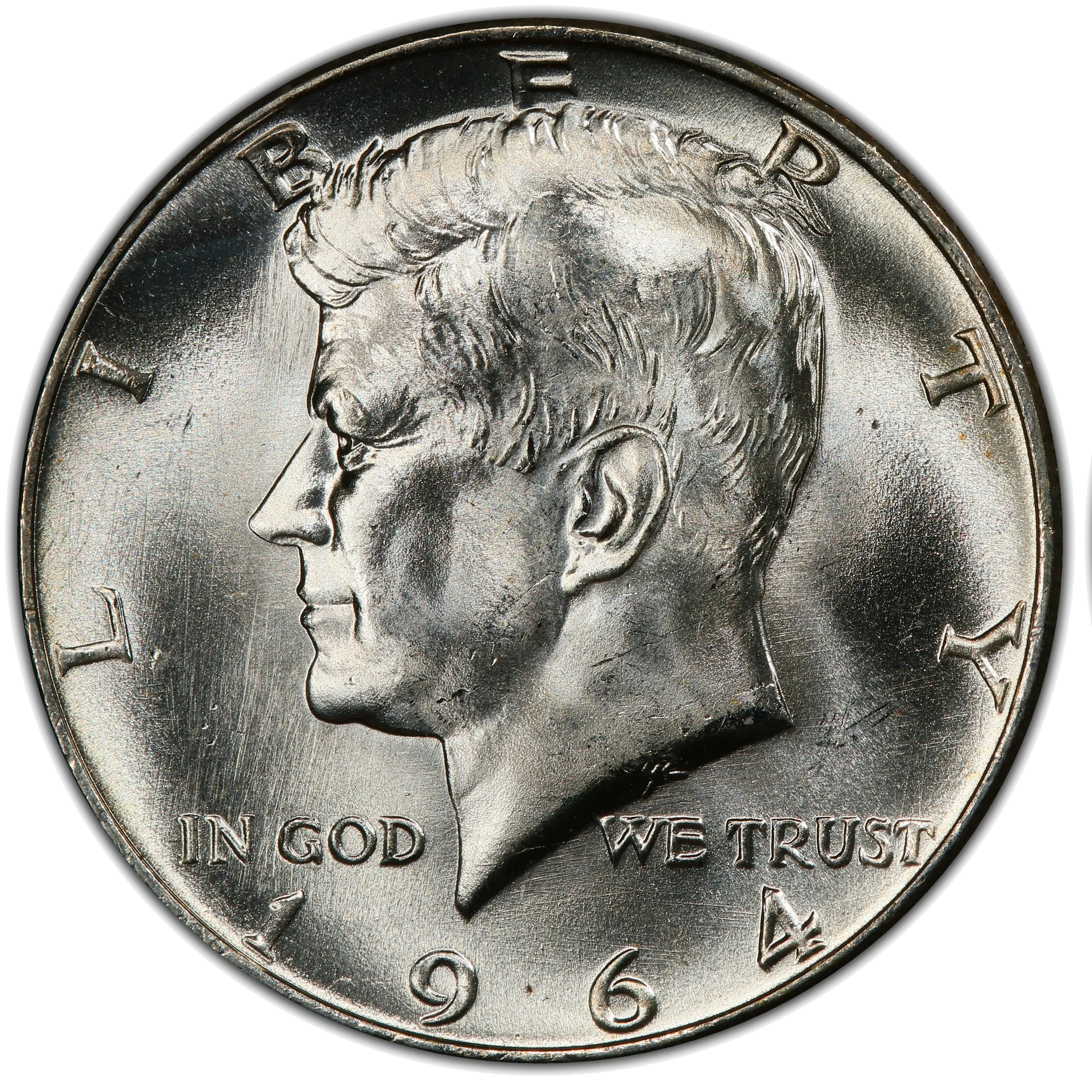 Kennedy half dollar obverse
