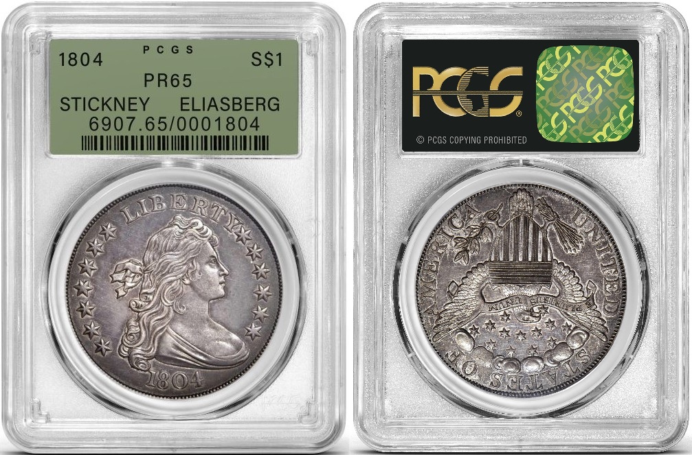 1804 Dollar in a certified PCGS holder