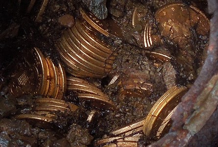 Gold coins from the Saddle Ridge Hoard