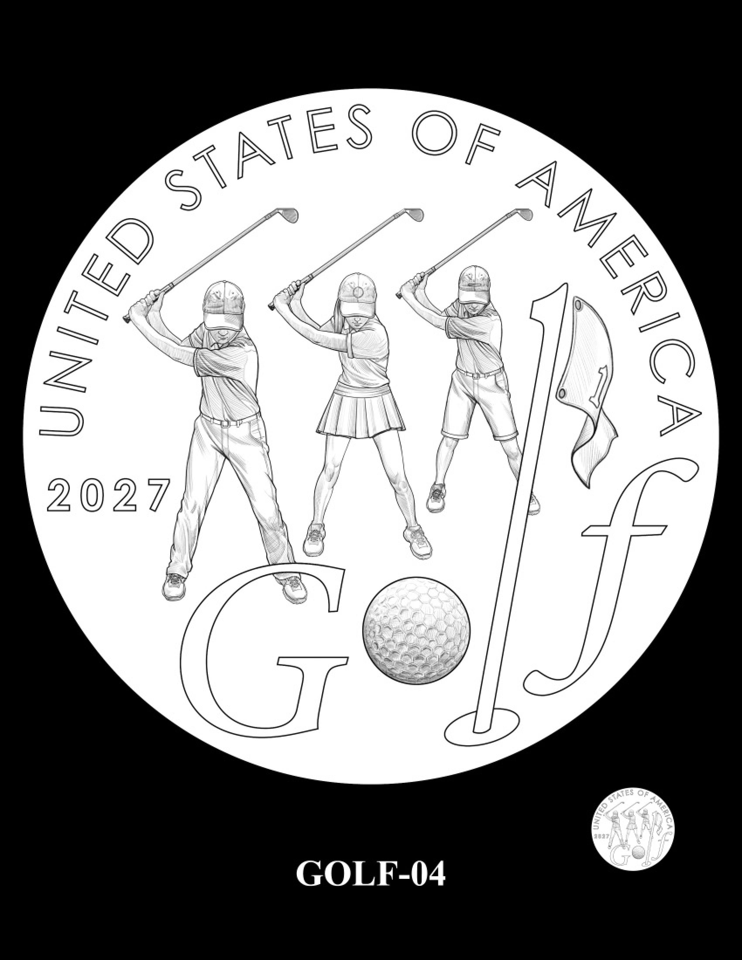GOLF-04 — runner-up golf design for the 2027 Youth Sports Quarter
