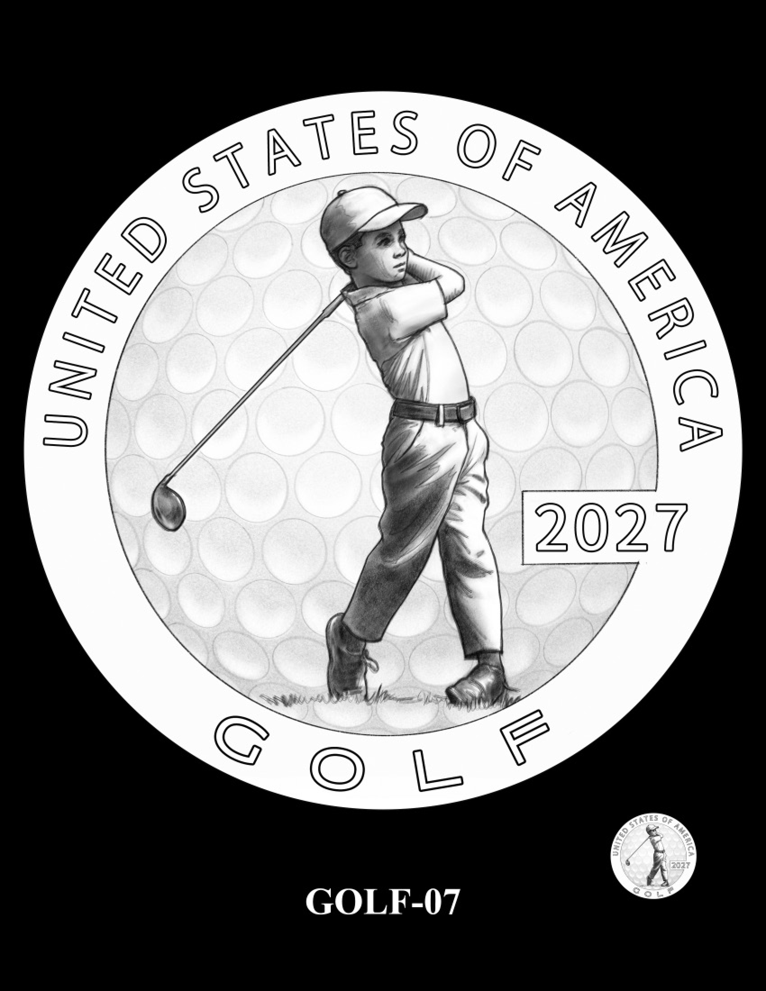GOLF-07 — winning golf design for the 2027 Youth Sports Quarter
