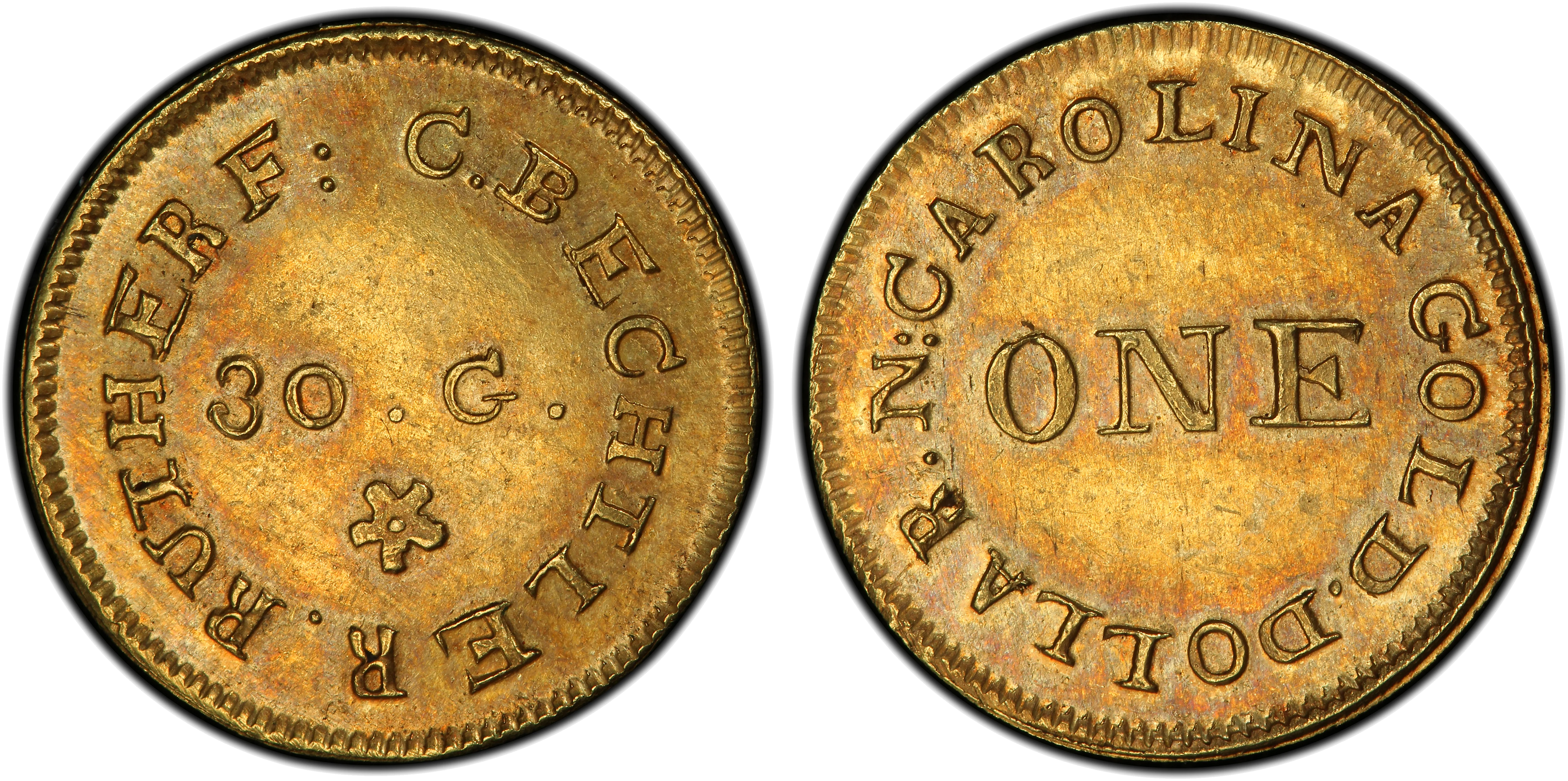 Bechtler gold dollar territorial coin