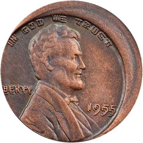 Fake 1955 DDO showing telltale forgery signs