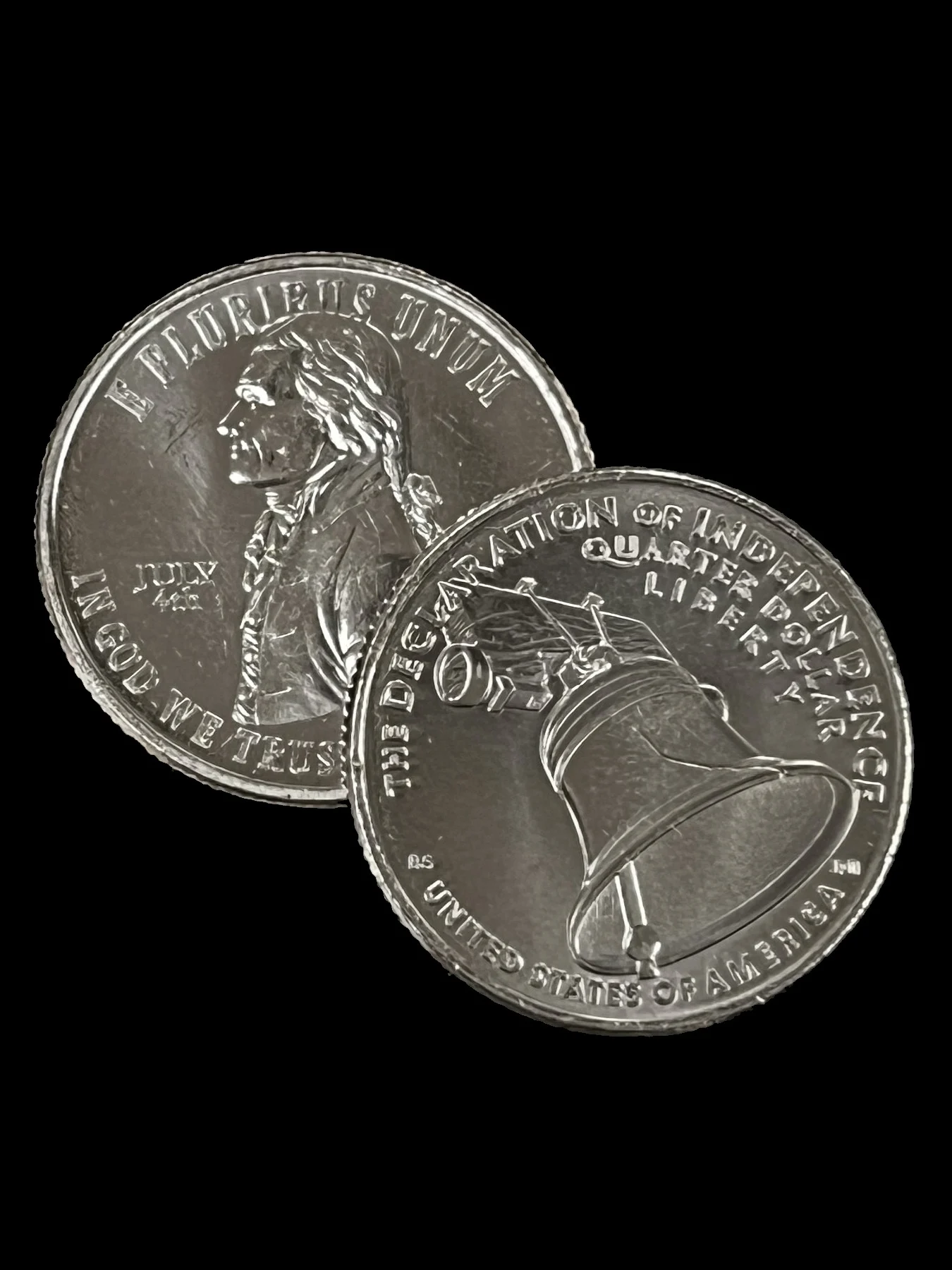 2026 Declaration of Independence Quarter with July 4th privy mark — obverse and reverse