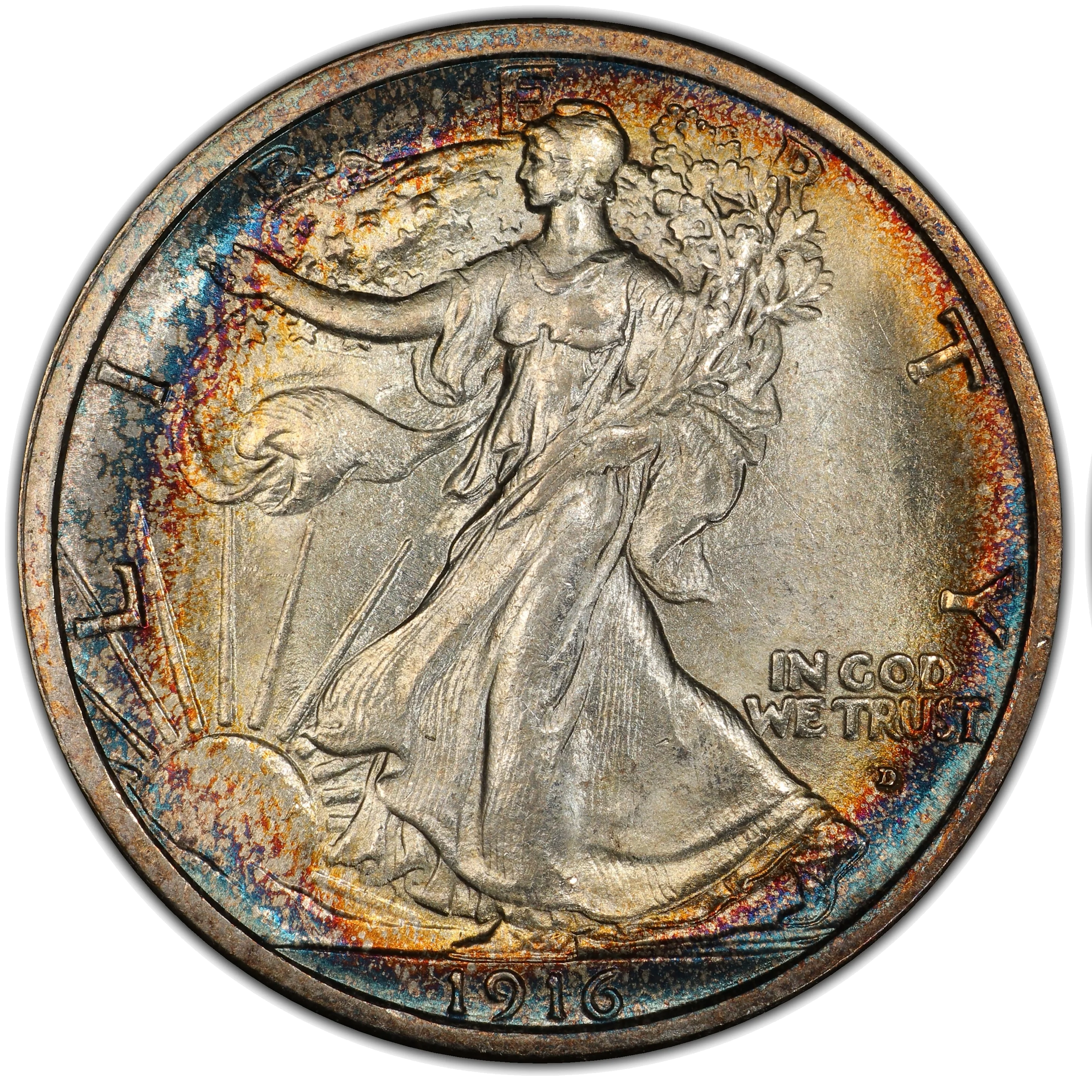 Walking Liberty half dollar obverse
