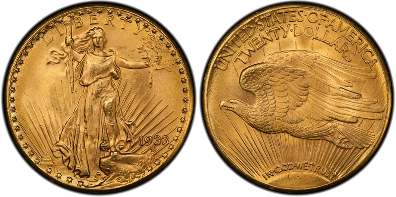the 1933 Saint-Gaudens