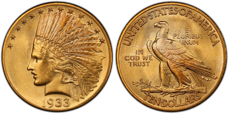 the 1933 Indian Head Eagle