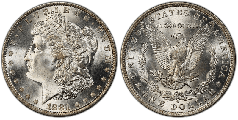 A Morgan silver dollar, the design that filled Treasury vaults in 1918. Hundreds of millions were melted for their silver.